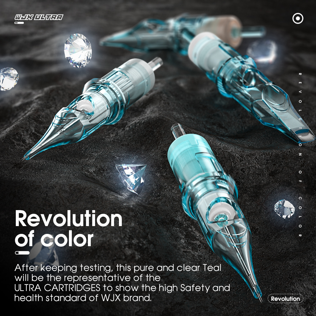 Ultra Tattoo Cartridges Needles #12 Diameter0.35mm 5mmTaper(RM-1) Curved Magnum - Image 9