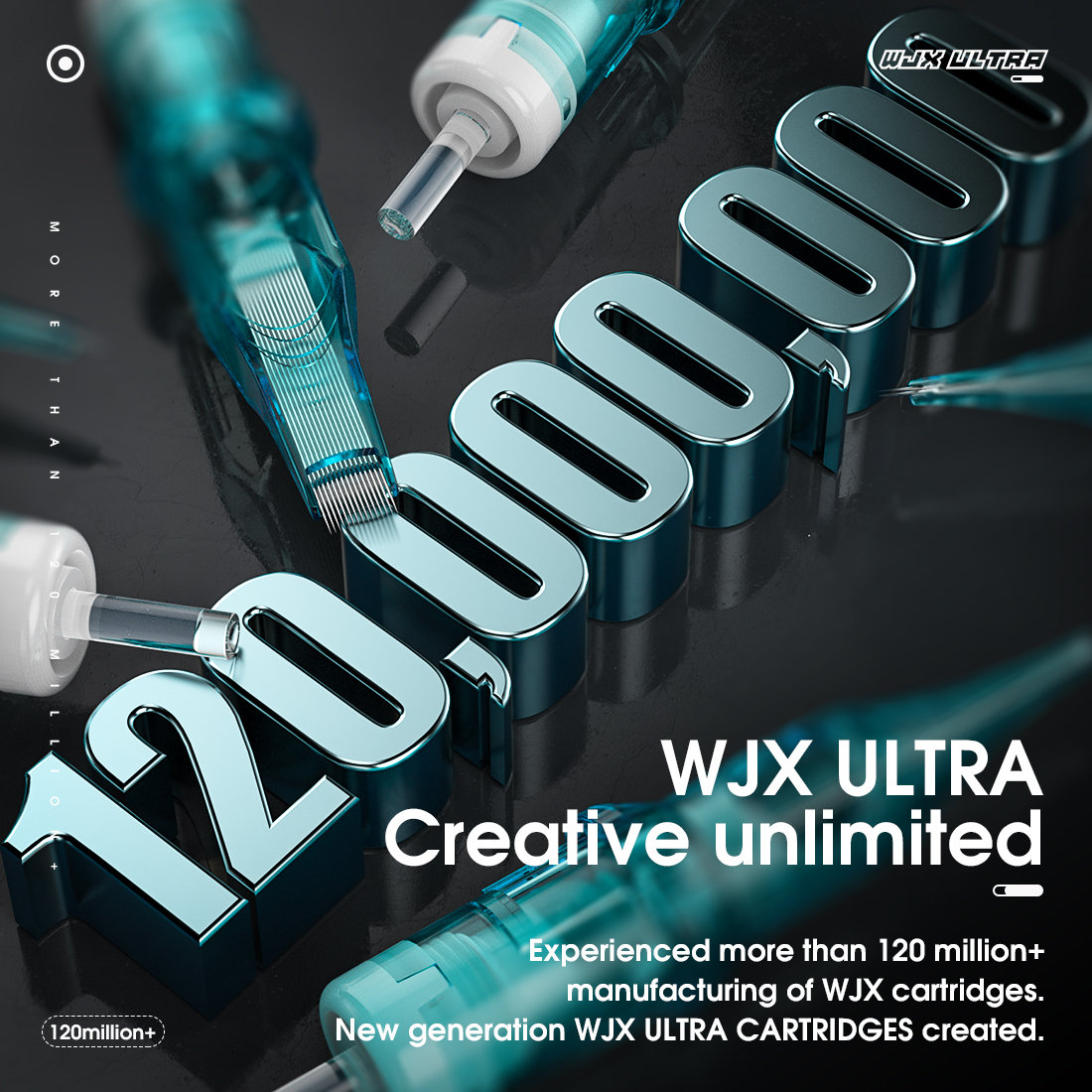 Ultra Tattoo Cartridges Needles #12 Diameter0.35mm 5mmTaper(RM-1) Curved Magnum - Image 5